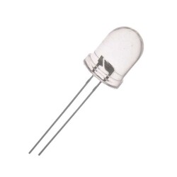 DIODA LED 10mm ŻÓŁTA 2cd SUPERJASNA