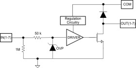 30-V, 7-ch NMOS array low-side driver