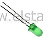 LED 5mm zielona diff 20 mcd 12V