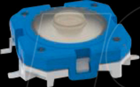 1.14.012.503/0000 Short-stroke pushbutton, RACON 12 S, 35 V DC, SMT upright