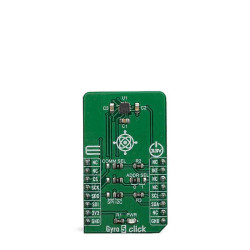 Zestaw rozwojowy czujników, GYRO 5 CLICK, do uzytku z: MICROSDK, Zestaw uruchomieniowy, GYRO 5 CLICK