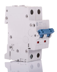 Wyłącznik nadprądowy MCB, Typ B, 2-biegunowy, 1A, 277V, 96V, na szynę DIN, Allen Bradley, 1492-SPM