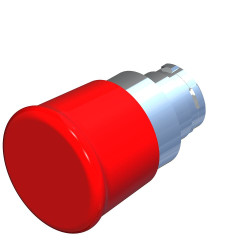 Mushroom pushbutton snap