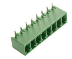 TBMP 3808R listwa rozłączalna kątowa męska 8pin; raster 3,81