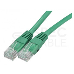 Patchcord UTP kat.6 kabel sieciowy LAN 2x RJ45 linka zielony 2m securityNET