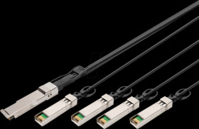 DN-81322 Breakout cable QSFP+ &gt; 4x SFP+, 2 m