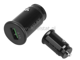 Ład. sam. 1x USB 3,1A biała 12-24V