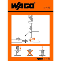 Etykieta zadrukowana 100EA szt. WAGO