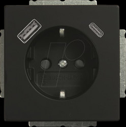 20 EUCB2USBAC-45M Earthed contact/USB-A+C socket Safety