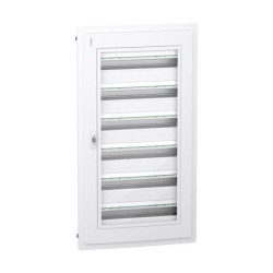 Rozdzielnica PrismaSeT XS 6x24 PSXS-6-24-PT-P podtynkowa drzwi przezroczyste IP40 IK09 LVSXP624