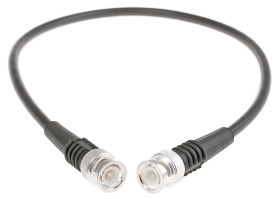 Kabel koncentryczny złącze A BNC złacze B BNC długość 500mm typ kabla RG58 Z zakończeniem