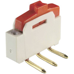 PTR Hartmann SX254L Slide Switch 12V DC 0.5A ON/ON 90&#xB0; PCB Mount