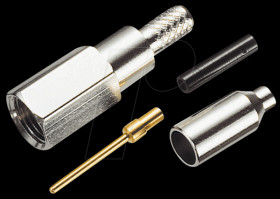 FME connector RG 174, plug, crimp