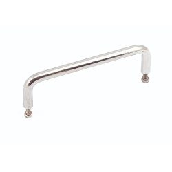 Uchwyt do szafki Stal nierdzewna szerokość: 8mm RS PRO długość: 106mm Srebrny Polerowany