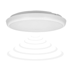 Plafon CERIS LED 22W, biały, PC , IP 65 czuj. mikrof. AD-PL-6091WLPMM4