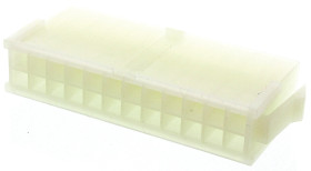 Obudowa złącza 24-pinowe 2-rzędowe raster: 4.2mm Molex Żeński Montaż na panelu 5559 5558, 30490 Mężczyzna Terminal