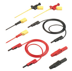Zestaw przewodów pomiarowych, zawartość: Zacisk krokodylkowy AK 2 B czarny (932 435-100), zacisk krokodylkowy AK 2 B