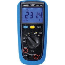 Metrix MTX202-Z MTX 202 Handheld Multimeter Digital, S/proof IP54, CAT III 600 V