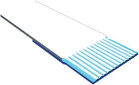 Kabel taśmowy 15-żyłowy raster 0.5mm FFC, AWG 30 AWG Nieekranowany Samtec 4 mm