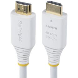 StarTech.com HDMI2-CABLE-4K60-10W 10ft (3m) Premium Certified High Speed HDMI C