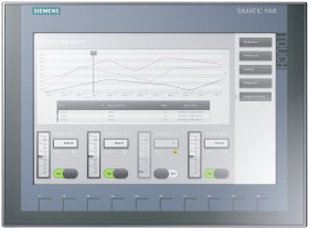 Panel HMI 12 cala Siemens SIMATIC rozdzielczość: 1280 x 800 TFT IP65 RS-422, RS-485, USB 330 x 245 x 60 mm