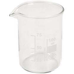 Simax Low Form Beakers 100ml Pack 10