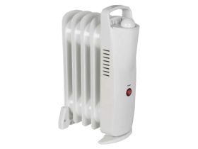 Grzejnik olejowy 500W biały
