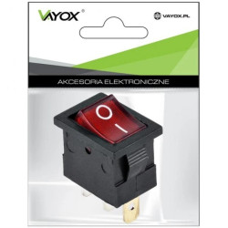 Przełącznik MK1011 podś.czerwony 230V Vayox PAK.