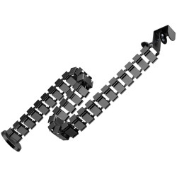 My Wall HZ43L Cable Bundle Clip Black No Tools Needed Adjustable Length