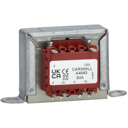 Blore Bowron A4043 Chassis Transformer 230V 6VA 9V&#x2B;9V