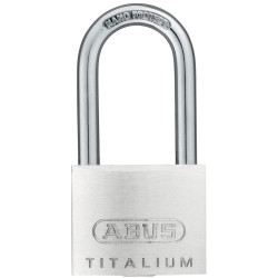ABUS 55021 64TI/40mm TITALIUM&#x2122; Padlock 40mm Long Shackle Carded