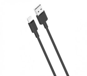 KABEL USB IPHONE LIGHTNING 1M 2,4A CZARN