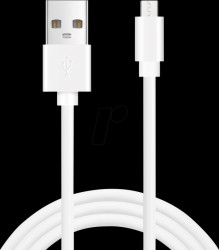 340-33 Sync &amp; charging cable, USB-A > Micro B, 1.0 m