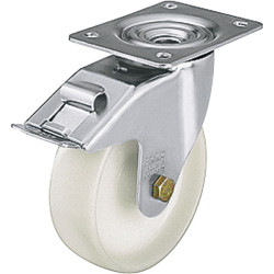 Blickle 311811 LE-PO 125G-FI Pressed Steel Swivel Castor - Wheel &#xD8; 125mm