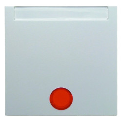 Klawisz z 5 dołączonymi soczewkami i polem opisowym śnieżnobiały S.1/B.1/B.3/B.7 Glas 16281909