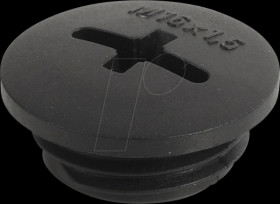 52006113 Blind plug, M16 x 1.5, black