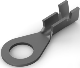 Uninsulated ring cable lug, 0.5-1.5 mm², AWG 20 to 15, 5.3 mm, metal, 160102-2