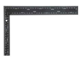 Kątownik metalowy czarny 300x200 mm