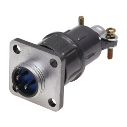 Gniazdo + wtyk C05/03 na panel 3 pin długość 54.45mm