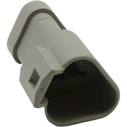 Socket housing, for rectangular miniature plug, PX0106P03GY