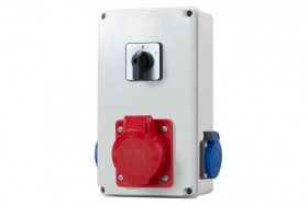 Rozdzielnica BICO - gniazda 16A 5p, 2x230V, 0/1(16A)