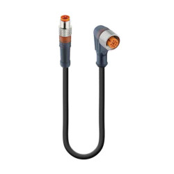 Przewód czujnik-siłownik Złącze A M8 liczba rdzeni 3 długość 1.5m Rodzaj A Męskie Złącze B Złącze M12