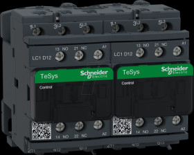 LC2D12P7 Reversing contactor combination, TeSys D, 3-pin, 1 NC, 1 NO, 230