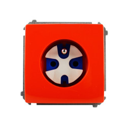 Gniazdo pojedyncze z/u data z kluczem czerwone BMGD1.01/22 Kontakt-Simon Basic