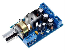 WZMACNIACZ STEREO 2X3W 5-12V TEA2025 (AMP-80149)