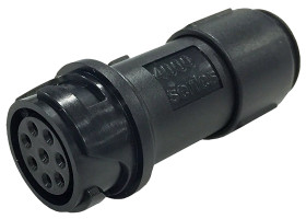 Złącze wielostykowe przemysłowe 3-pinowe Miniaturowe Montaż na kablu Gniazdo Bulgin