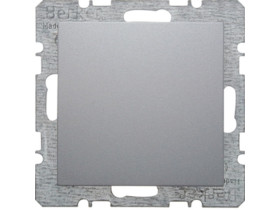 B.Kwadrat/B.7 B.1/B.7 Glas Zaślepka z elementem centralnym aluminium 6710091404 HAGER