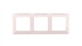 Valena Life Ramka Potrójna Z Etykietą Biała 754013