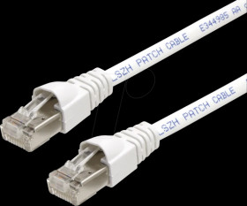 100008658 Patch cord RJ45 Cat.6A S/FTP 5 m white