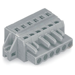 WAGO 231-104/031-000 PCB Spring Connector 5mm 16A Grey 4-Pin